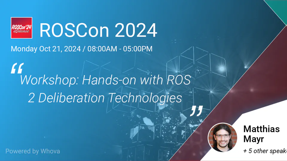 ROSCon24 Workshop Hands-on with ROS 2 Deliberation Technologies